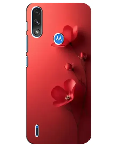 Чохол для Motorola E7 Power з картинкою «Макові суцвіття»
