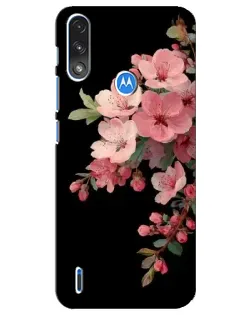 Чохол для Motorola E7 Power з картинкою «Рожева гілка сакури» Чохол для Motorola E7 Power з картинкою «Рожева гілка сакури»