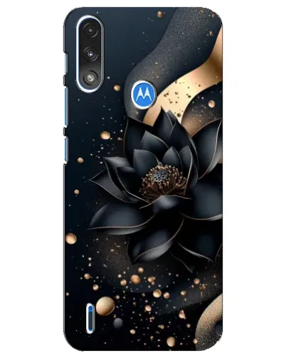 Чохол для Motorola E7 Power з картинкою «Чорний лотос»