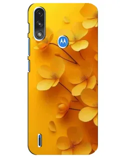 Чохол для Motorola E7 Power з картинкою «Золоті пелюстки» Чохол для Motorola E7 Power з картинкою «Золоті пелюстки»