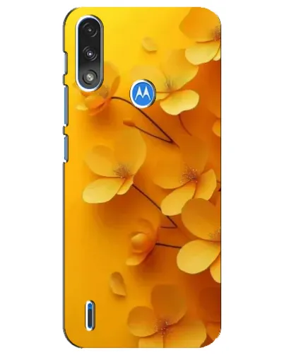 Чохол для Motorola E7 Power з картинкою «Золоті пелюстки»