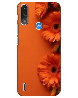 Чохол для Motorola E7 Power з картинкою «Помаранчеві гербери» Чохол для Motorola E7 Power з картинкою «Помаранчеві гербери»