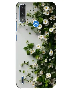 Чохол для Motorola E7 Power з картинкою «Гілка дрібних білих квітів» Чохол для Motorola E7 Power з картинкою «Гілка дрібних білих квітів»