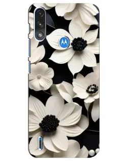 Чохол для Motorola E7 Power з картинкою «Об'ємні білі квіти» Чохол для Motorola E7 Power з картинкою «Об'ємні білі квіти»
