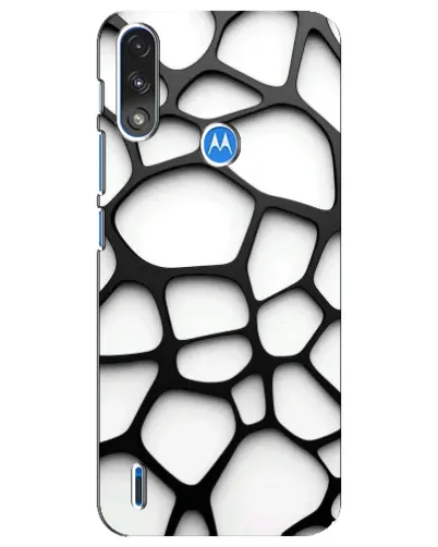 Чехол для Motorola E7 Power с картинкой «Белая объемная сетка» Чехол для Motorola E7 Power с картинкой «Белая объемная сетка»