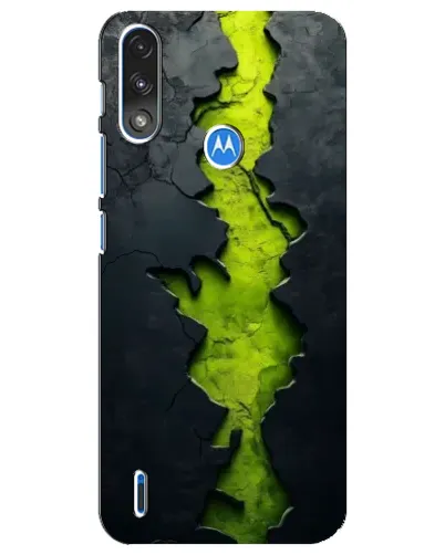 Чехол для Motorola E7 Power с картинкой «Салатовый разлом скалы» Чехол для Motorola E7 Power с картинкой «Салатовый разлом скалы»