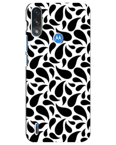 Чехол для Motorola E7 Power с картинкой «Контрастные черные капли» Чехол для Motorola E7 Power с картинкой «Контрастные черные капли»