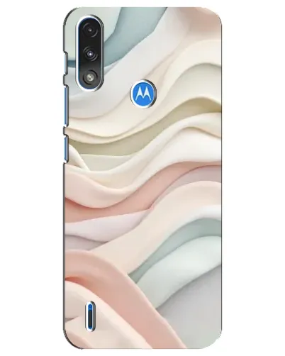 Чехол для Motorola E7 Power с картинкой «Пастельные нежные волны» Чехол для Motorola E7 Power с картинкой «Пастельные нежные волны»