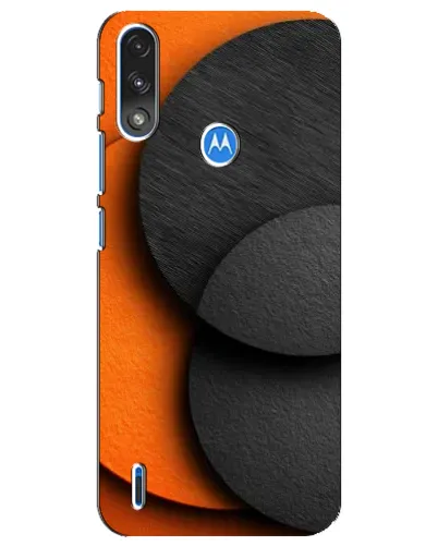 Чехол для Motorola E7 Power с картинкой «Геометрия оранжевых кругов» Чехол для Motorola E7 Power с картинкой «Геометрия оранжевых кругов»