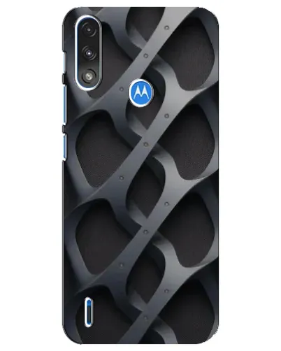Чехол для Motorola E7 Power с картинкой «Объемное серое плетение» Чехол для Motorola E7 Power с картинкой «Объемное серое плетение»