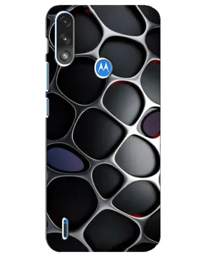 Чехол для Motorola E7 Power с картинкой «Объемная темная решетка» Чехол для Motorola E7 Power с картинкой «Объемная темная решетка»