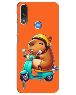 Чохол для Motorola E7 Power з картинкою «Капібара на скутері» Чохол для Motorola E7 Power з картинкою «Капібара на скутері»