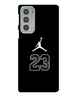 Чехол для Motorola Edge 20 с картинкой «Jordan Flight 23»