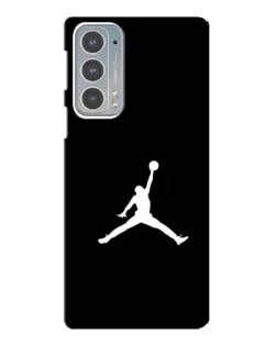 Чехол для Motorola Edge 20 с картинкой «Jordan Silhouette»