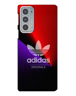 Чехол для Motorola Edge 20 с картинкой «Adidas Red Neon»
