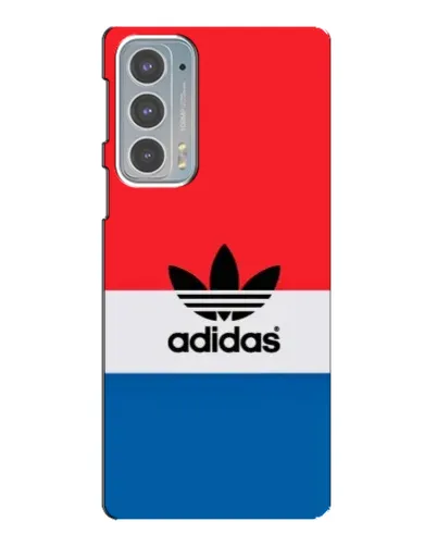 Чехол для Motorola Edge 20 с картинкой «Ретро блоки Adidas»