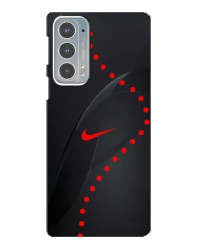 Чехол для Motorola Edge 20 с картинкой «Абстрактный дизайн Nike»