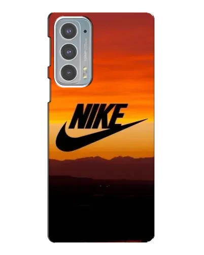 Чехол для Motorola Edge 20 с картинкой «Nike — вечерний горизонт»
