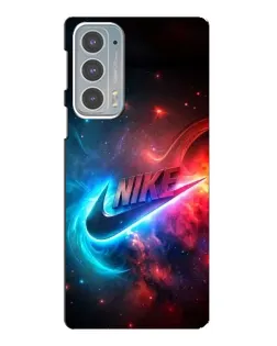 Чехол для Motorola Edge 20 с картинкой «Огненный логотип Nike» Чехол для Motorola Edge 20 с картинкой «Огненный логотип Nike»