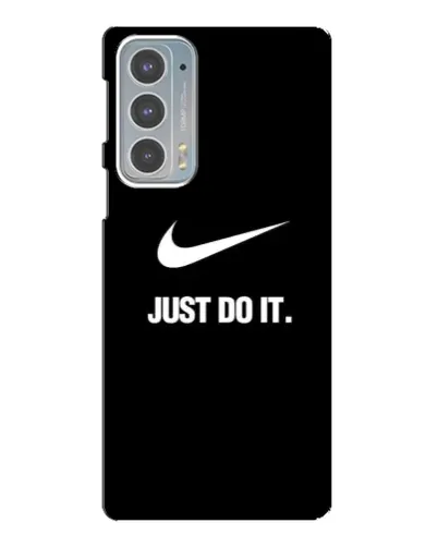Чехол для Motorola Edge 20 с картинкой «Классический принт Nike»
