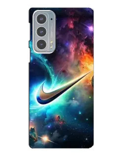 Чехол для Motorola Edge 20 с картинкой «Космический Nike Swoosh» Чехол для Motorola Edge 20 с картинкой «Космический Nike Swoosh»