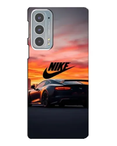 Чехол для Motorola Edge 20 с картинкой «Nike и суперкар»