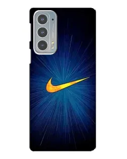 Чехол для Motorola Edge 20 с картинкой «Синий пульс Nike» Чехол для Motorola Edge 20 с картинкой «Синий пульс Nike»