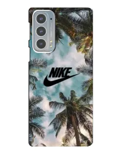 Чехол для Motorola Edge 20 с картинкой «Тропический принт Nike» Чехол для Motorola Edge 20 с картинкой «Тропический принт Nike»