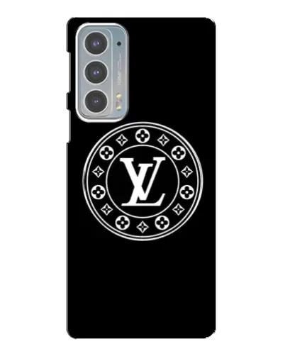 Чехол для Motorola Edge 20 с картинкой «LV — печать стиля»
