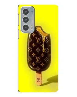 Чехол для Motorola Edge 20 с картинкой «Мороженое от LV»