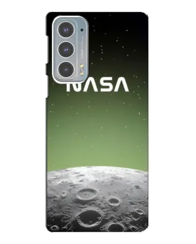 Чехол для Motorola Edge 20 с картинкой «NASA — лунный градиент»