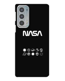 Чехол для Motorola Edge 20 с картинкой «NASA — технический принт» Чехол для Motorola Edge 20 с картинкой «NASA — технический принт»