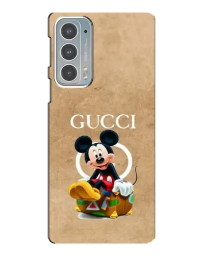 Чехол для Motorola Edge 20 с картинкой «Микки Маус Gucci — крафт» Чехол для Motorola Edge 20 с картинкой «Микки Маус Gucci — крафт»