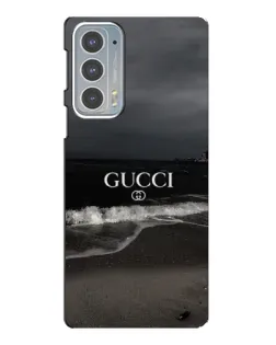Чехол для Motorola Edge 20 с картинкой «Gucci — морской прибой»
