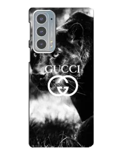 Чехол для Motorola Edge 20 с картинкой «Gucci — дикая природа»