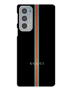 Чехол для Motorola Edge 20 с картинкой «Gucci — строгая линия»