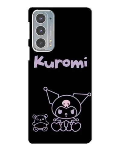 Чехол для Motorola Edge 20 с картинкой «Kuromi — черный минимализм» Чехол для Motorola Edge 20 с картинкой «Kuromi — черный минимализм»
