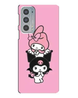 Чехол для Motorola Edge 20 с картинкой «My Melody и Kuromi» Чехол для Motorola Edge 20 с картинкой «My Melody и Kuromi»