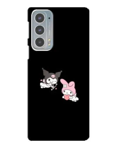 Чехол для Motorola Edge 20 с картинкой «My Melody и Kuromi» Чехол для Motorola Edge 20 с картинкой «My Melody и Kuromi»