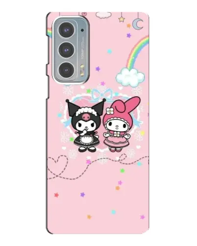 Чехол для Motorola Edge 20 с картинкой «My Melody и Kuromi» Чехол для Motorola Edge 20 с картинкой «My Melody и Kuromi»
