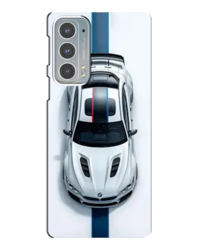 Чехол для Motorola Edge 20 с картинкой «Вид сверху — BMW M»