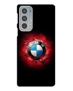 Чехол для Motorola Edge 20 с картинкой «Логотип BMW — вспышка»
