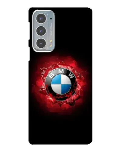 Чехол для Motorola Edge 20 с картинкой «Логотип BMW — вспышка»