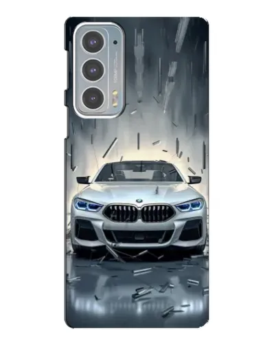 Чехол для Motorola Edge 20 с картинкой «BMW в свете фар»
