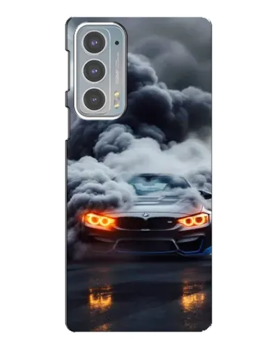 Чехол для Motorola Edge 20 с картинкой «BMW в дыму»