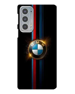 Чехол для Motorola Edge 20 с картинкой «BMW M-Power неон»