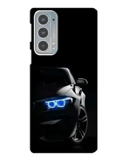 Чехол для Motorola Edge 20 с картинкой «BMW — ночной взгляд»