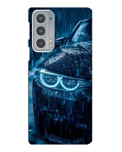 Чехол для Motorola Edge 20 с картинкой «BMW под дождем»