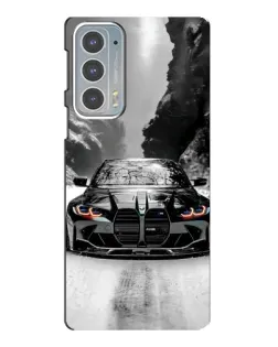 Чехол для Motorola Edge 20 с картинкой «BMW — акварельный дрифт»