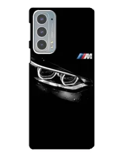 Чехол для Motorola Edge 20 с картинкой «BMW — взгляд тигра»